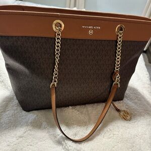 Michael Kors Brown Tote Bag